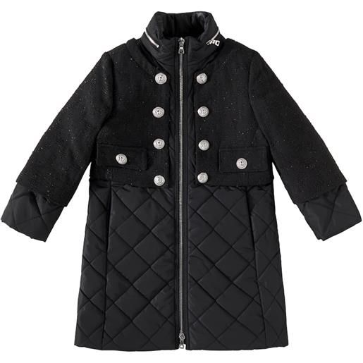 Balmain Kids cappotto imbottito