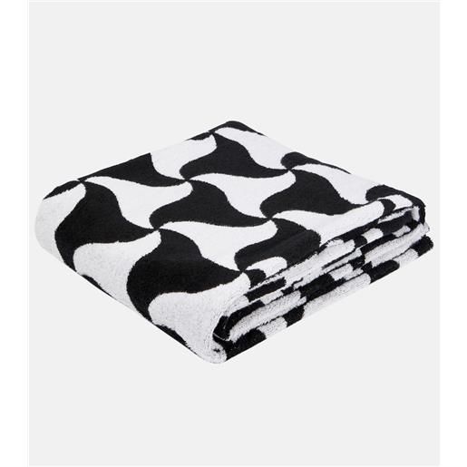 Bottega Veneta telo mare in cotone con stampa