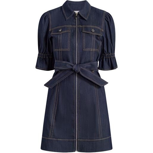 Cinq A Sept abito denim holly - blu