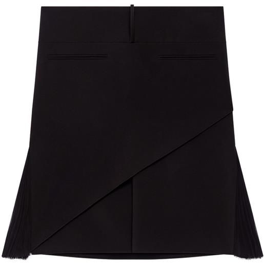 Courrèges minigonna infinity - nero