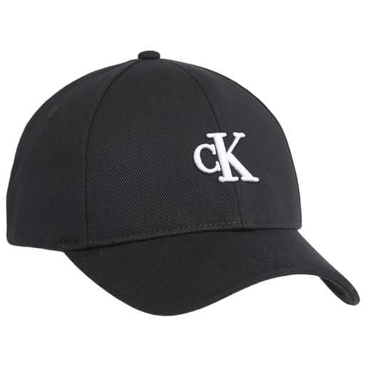 Calvin Klein jeans archive cap, cappellino donna, black, one size