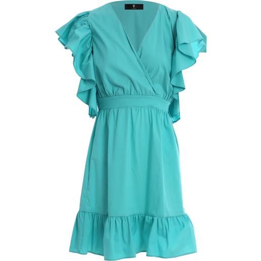 Fracomina mini dress turquoise
