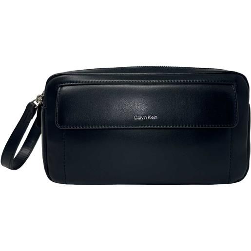 Pochette Uomo In Pelle Sintetica Aideal - Borsetta Da Polso Multifunzione, Portacellulare, Marrone - Foto 6