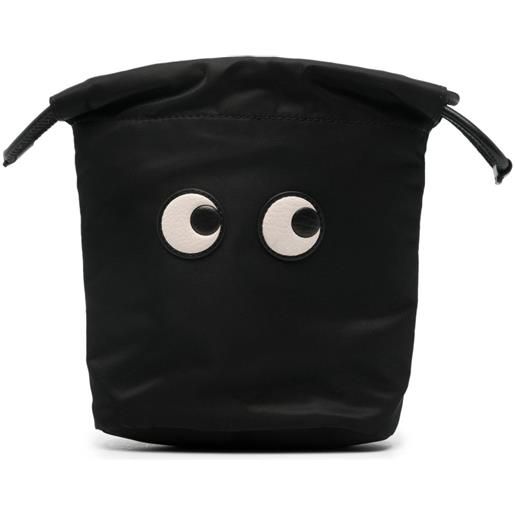 Anya Hindmarch trousse make up con applicazione - nero