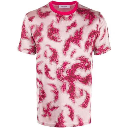 Maccapani t-shirt con stampa grafica - rosa