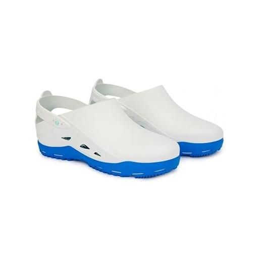 CALZURO rebel - zoccoli sanitari professionali, traspiranti, autoclavabili, con suola antiscivolo, sterilizzabili, con chiusura posteriore regolabile e plantare estraibile