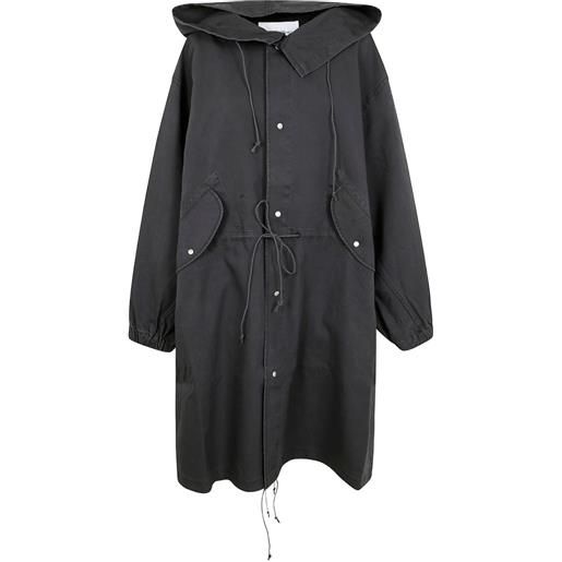 OAMC cappotto con borchie - nero