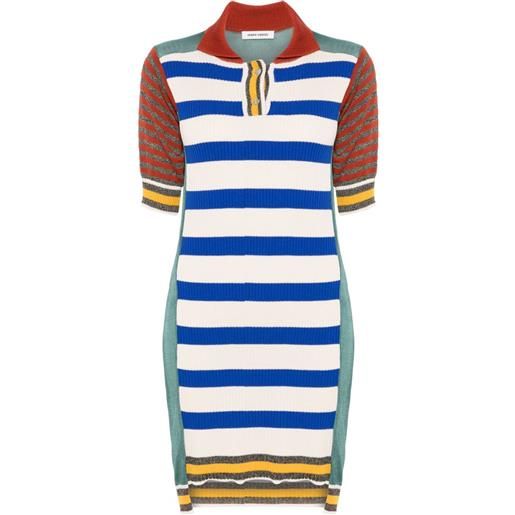 Henrik Vibskov abito stile polo con design color-block - toni neutri