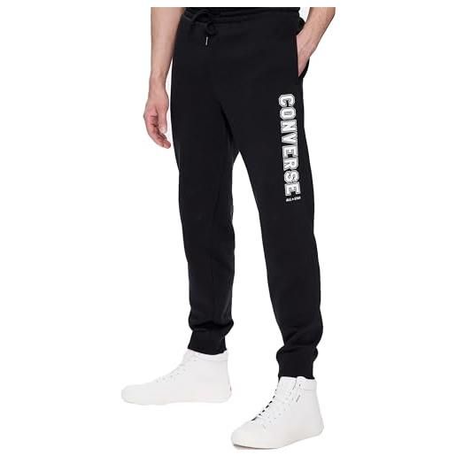 Converse pantalone go-to wordmark nero taglia xl codice 10025410-a01