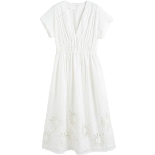 Chinti & Parker abito midi in pizzo - bianco