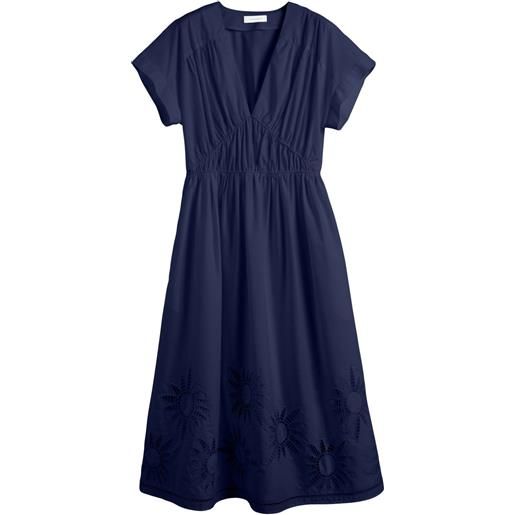 Chinti & Parker abito midi in pizzo - blu