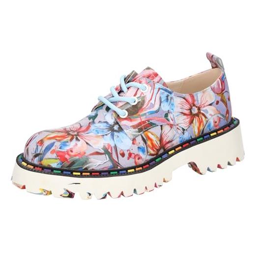2Go Fashion 8983-303, oxford donna, blu multi, 39 eu