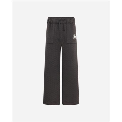 Converse wide materasse' jr - pantalone - antracite