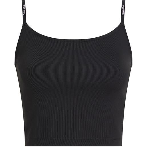 CALVIN KLEIN canotta spallina logo elastic donna