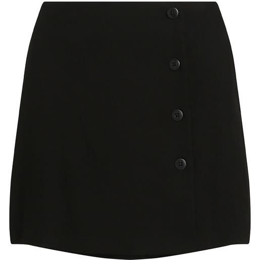 CALVIN KLEIN gonna in viscosa con bottoni donna