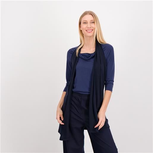 Caterina Lancini gilet lungo aperto in maglia