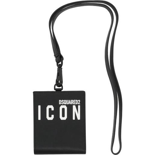 DSQUARED2 - portafoglio con tracolla