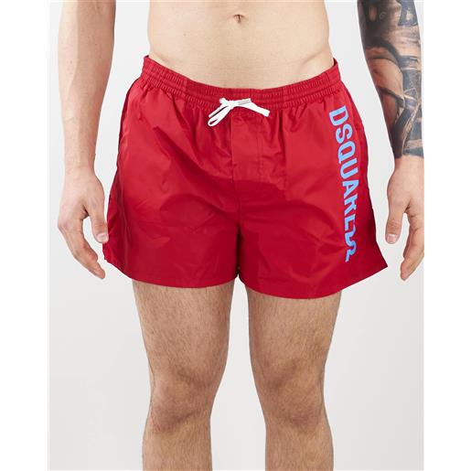 DSQUARED costume con logo a contrasto dsquared