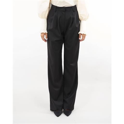 REVISE pantalone wide leg con doppia pences revise