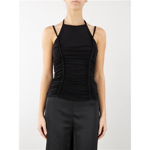 SIMONA CORSELLINI top in jersey drappeggiato simona corsellini