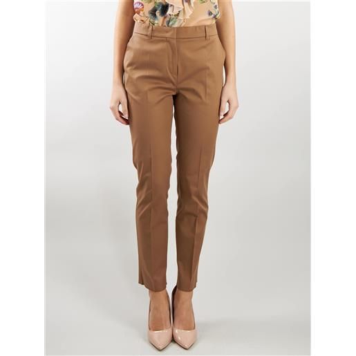 MAX MARA STUDIO pantalone a sigaretta in cotone max mara studio