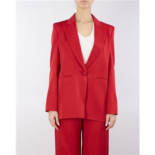 MAX MARA STUDIO blazer monopetto in envers satin