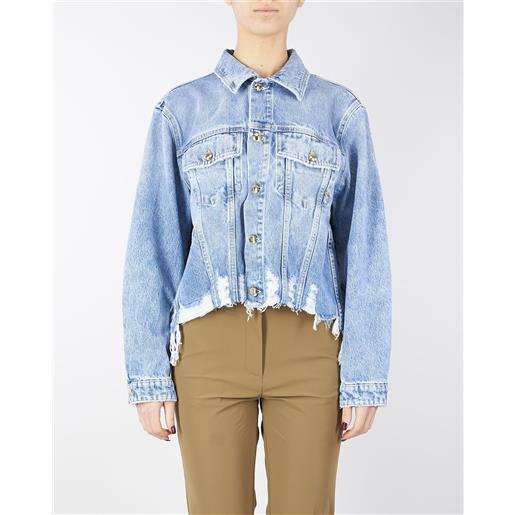 CYCLE giubbotto in denim crop hailey