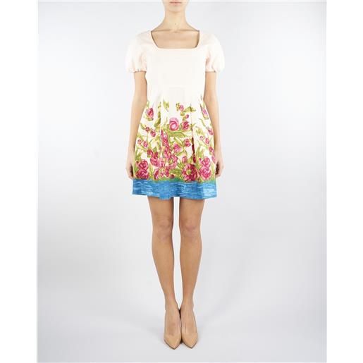 MAX MARA WEEKEND minidress in tela di cotone e lino