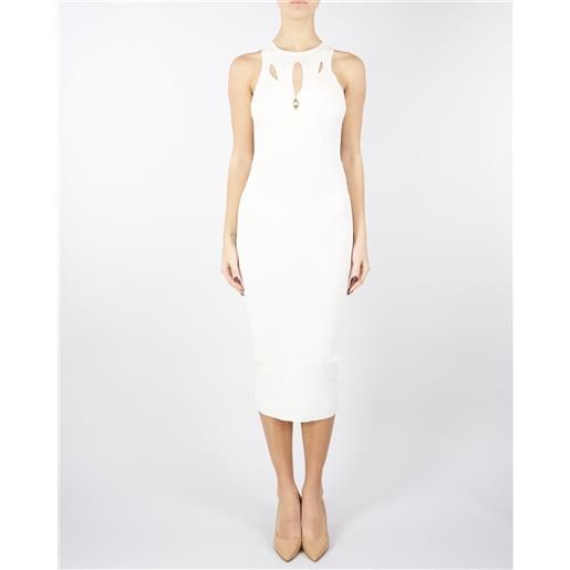 ELISABETTA FRANCHI abito a costine con cut out