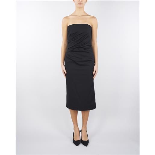 MAX MARA STUDIO abito bustier in gabardina