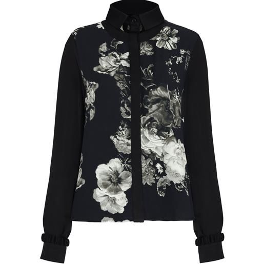 Gloria Coelho camicia con stampa - nero