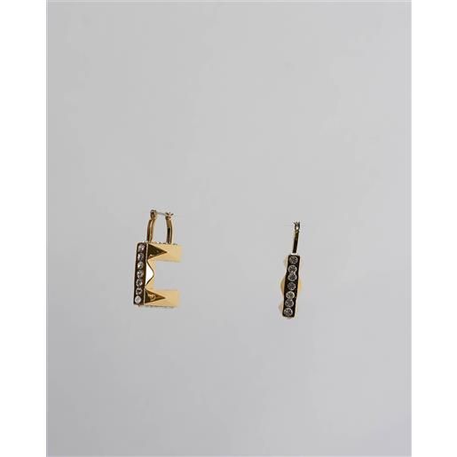 Set 6 Paia Orecchini Donna Argento 925 Ago Stelle Luna Zircone – Ipoallergenici Oro/Argento