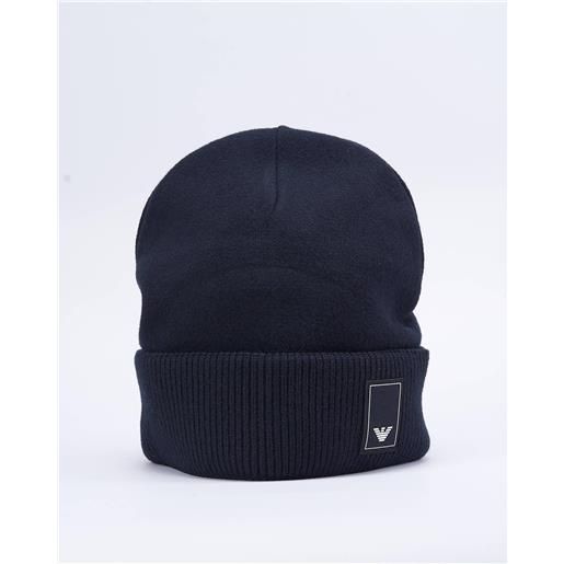 EMPORIO ARMANI cappello in lana acon logo emporio armani