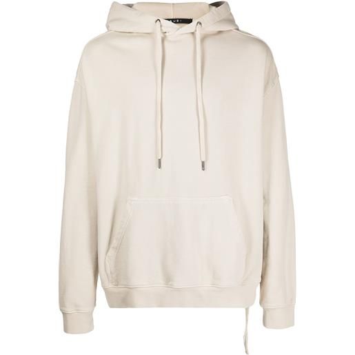 Ksubi felpa con cappuccio 4 x 4 biggie - toni neutri