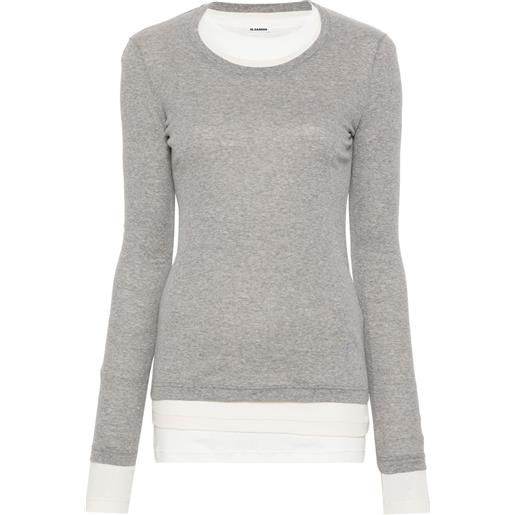 Jil Sander set di 3 t-shirt girocollo - toni neutri