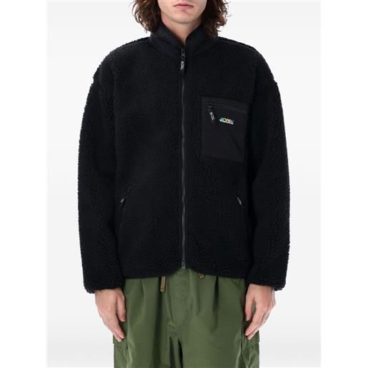 MANASTASH giacca in felpa con zip - nero