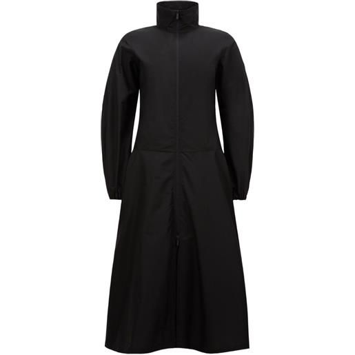 Moncler abito midi a palloncino - nero