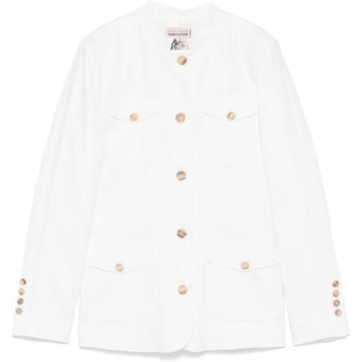 Semicouture giacca leyere - bianco