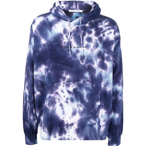 Children Of The Discordance felpa con fantasia tie dye - blu