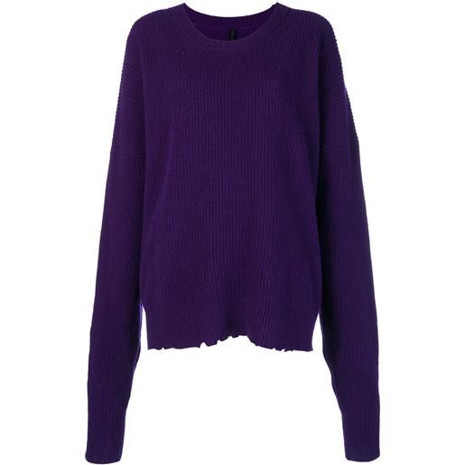 UNRAVEL PROJECT maglione oversize - viola