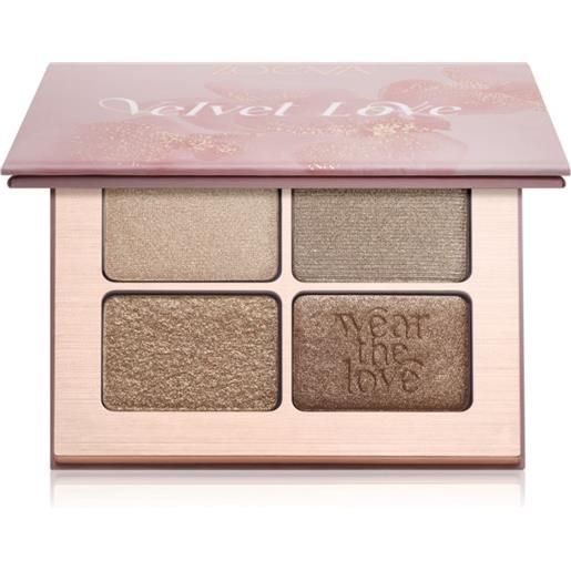 ZOEVA velvet love eyeshadow quad 4x1,5 g