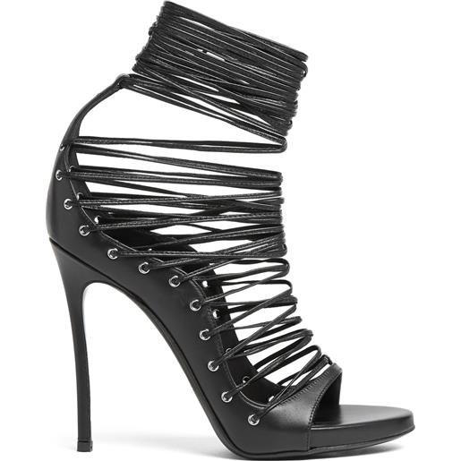 DSQUARED2 sandali in pelle - nero