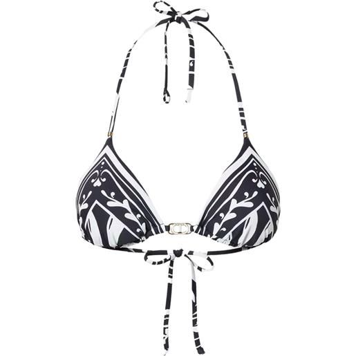TWINSET triangolo da bagno a stampa foulard