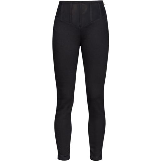 Pinko pantaloni pinko jeggings bustier galassia