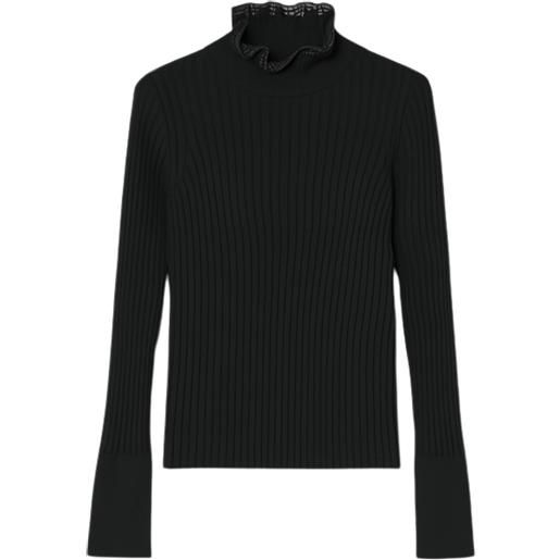 TWINSET maglia lupetto con perline