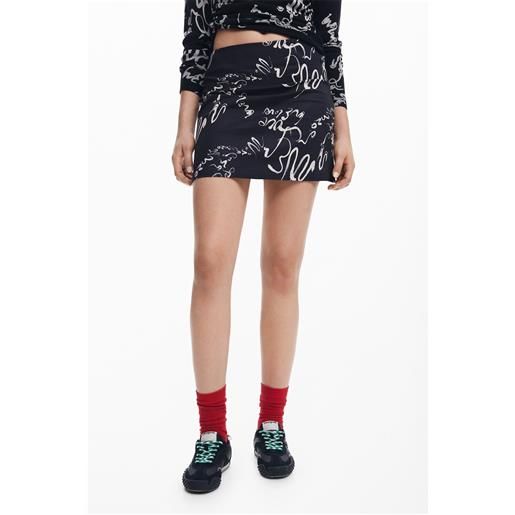 Desigual minigonna donna negro