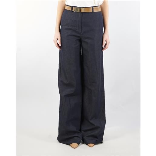 MAX MARA STUDIO pantalone in cotone e lino