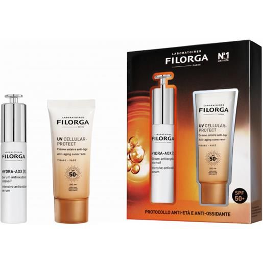 LABORATOIRES FILORGA C.ITALIA filorga cofanetto solare hydra-aox [5] + uv cellular protect - anti-età e anti-ossidante