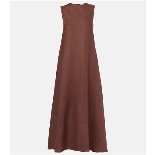 Asceno abito lungo tallin in lino