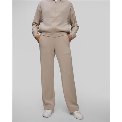 Deha pantaloni beige da tuta in modal da donna Deha